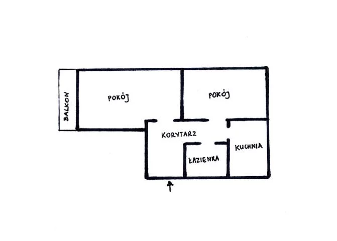 2 pokoje, mieszkanie 42,89 m², piętro 4, oferta nr , 2453, Kolno, al. gen. Sikorskiego