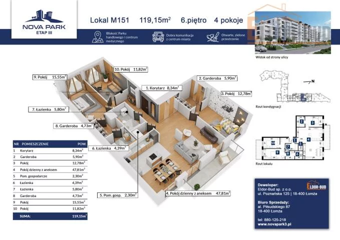 Apartamenty 2410 Łomża Akademicka