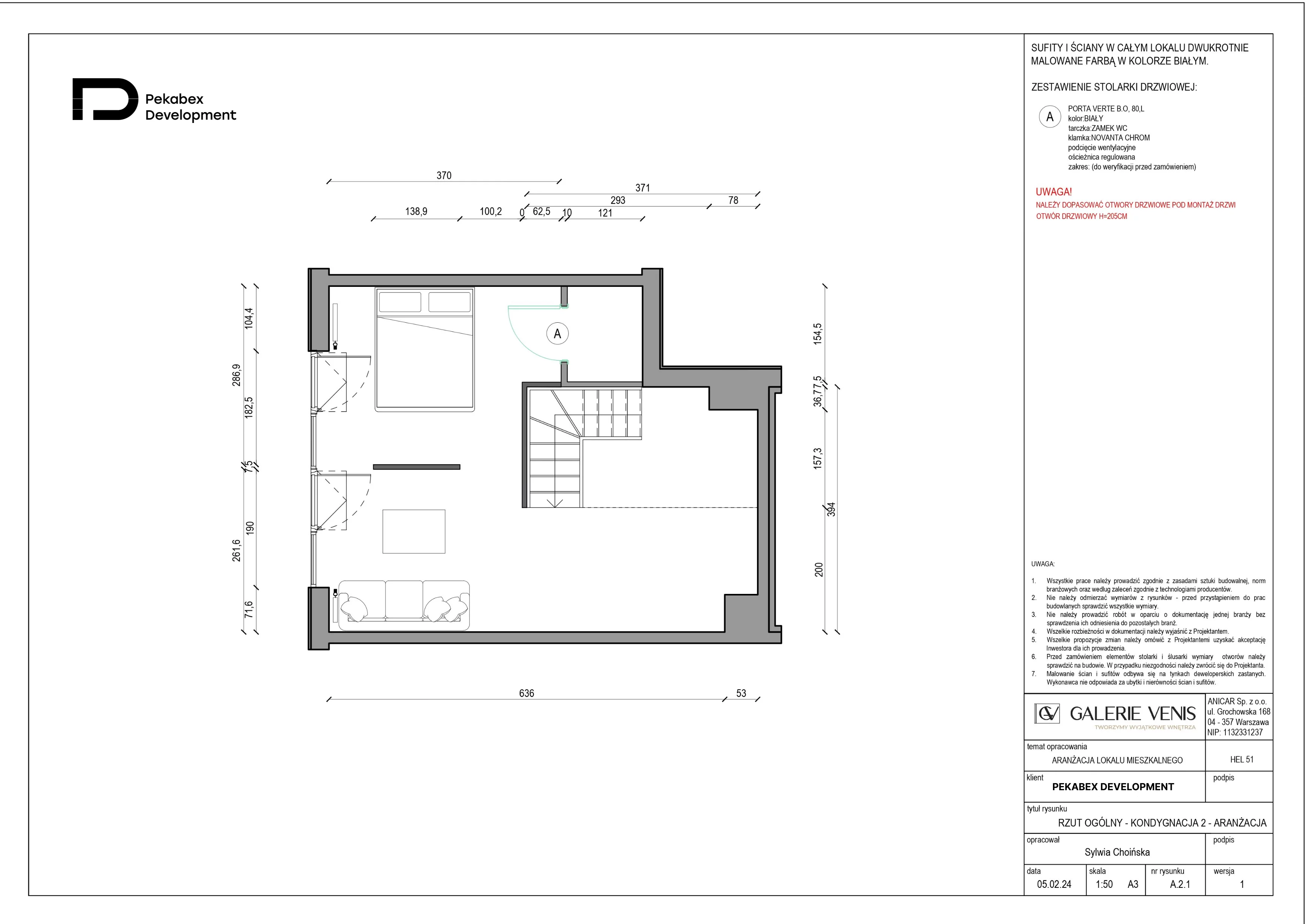 1 pokój, mieszkanie 64,33 m², piętro 3, oferta nr 51, CASA BAIA, Hel, ul. Stefana Żeromskiego 3