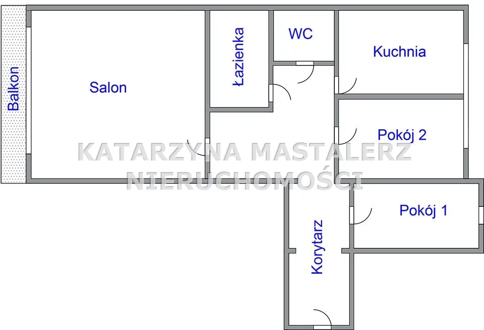 3 pokoje, mieszkanie 59,58 m², piętro 7, oferta nr , KMA-MS-586-3, Warszawa, Mokotów, Mokotów