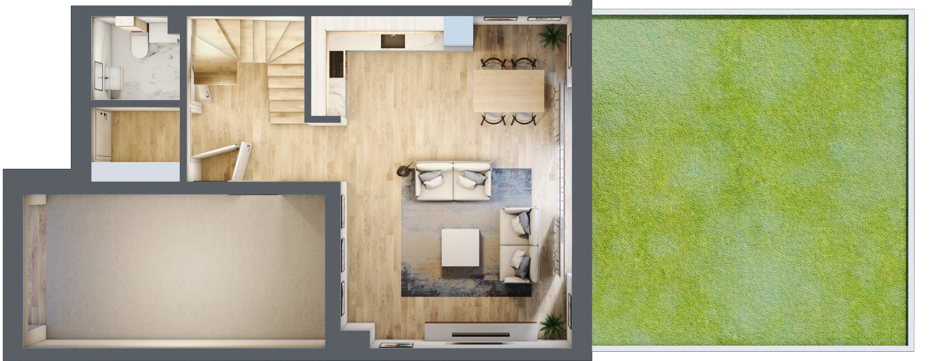 Dom 134,15 m², oferta nr 35A, Domy Golfowe, Krzyżanowice, Kryniczno