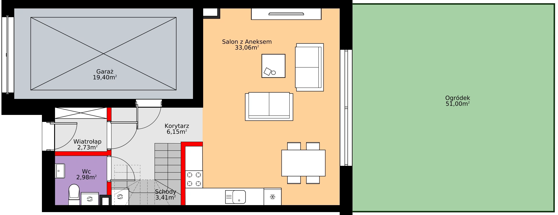 Zalety domu 134.15 m², 33B