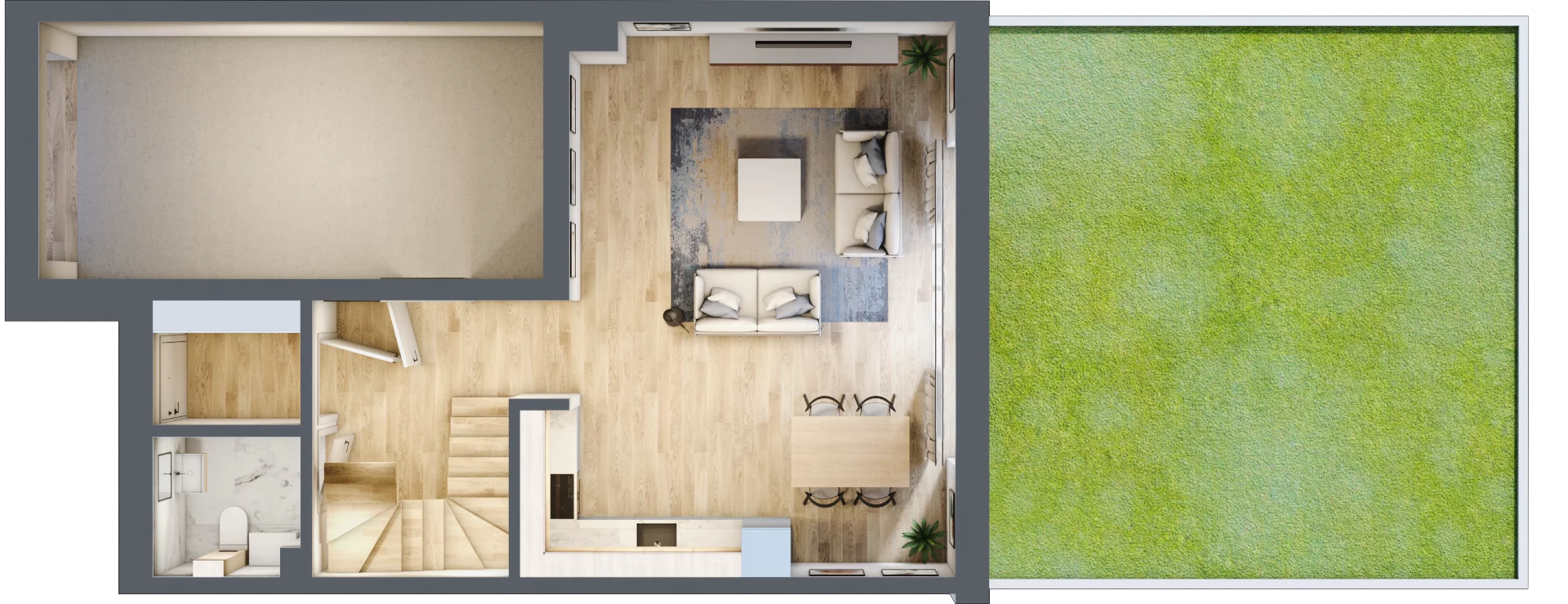 Dom 134,15 m², oferta nr 33B, Domy Golfowe, Krzyżanowice, Kryniczno
