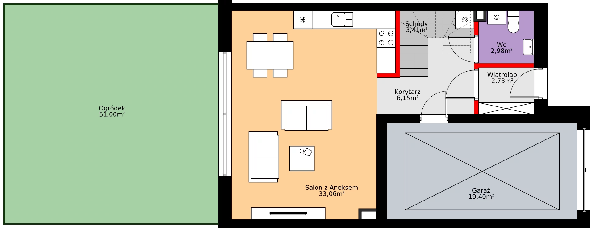 Zalety domu 134.15 m², 37A