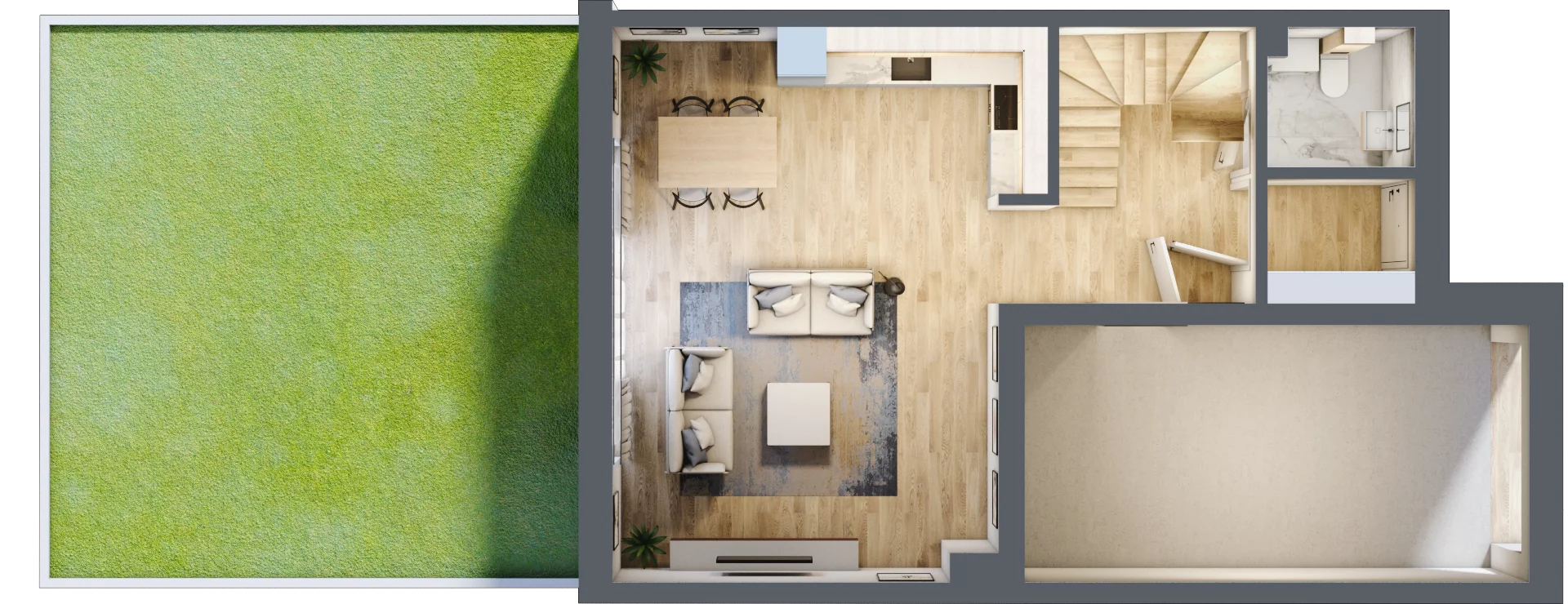 Dom 134,15 m², oferta nr 37A, Domy Golfowe, Krzyżanowice, Kryniczno