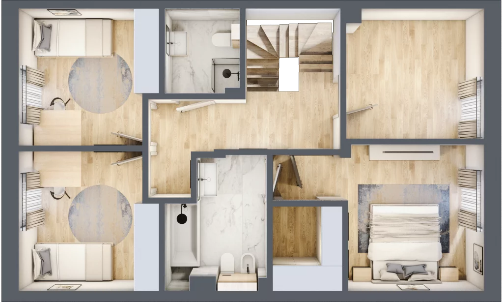 Dom 134,15 m², oferta nr 37A, Domy Golfowe, Krzyżanowice, Kryniczno