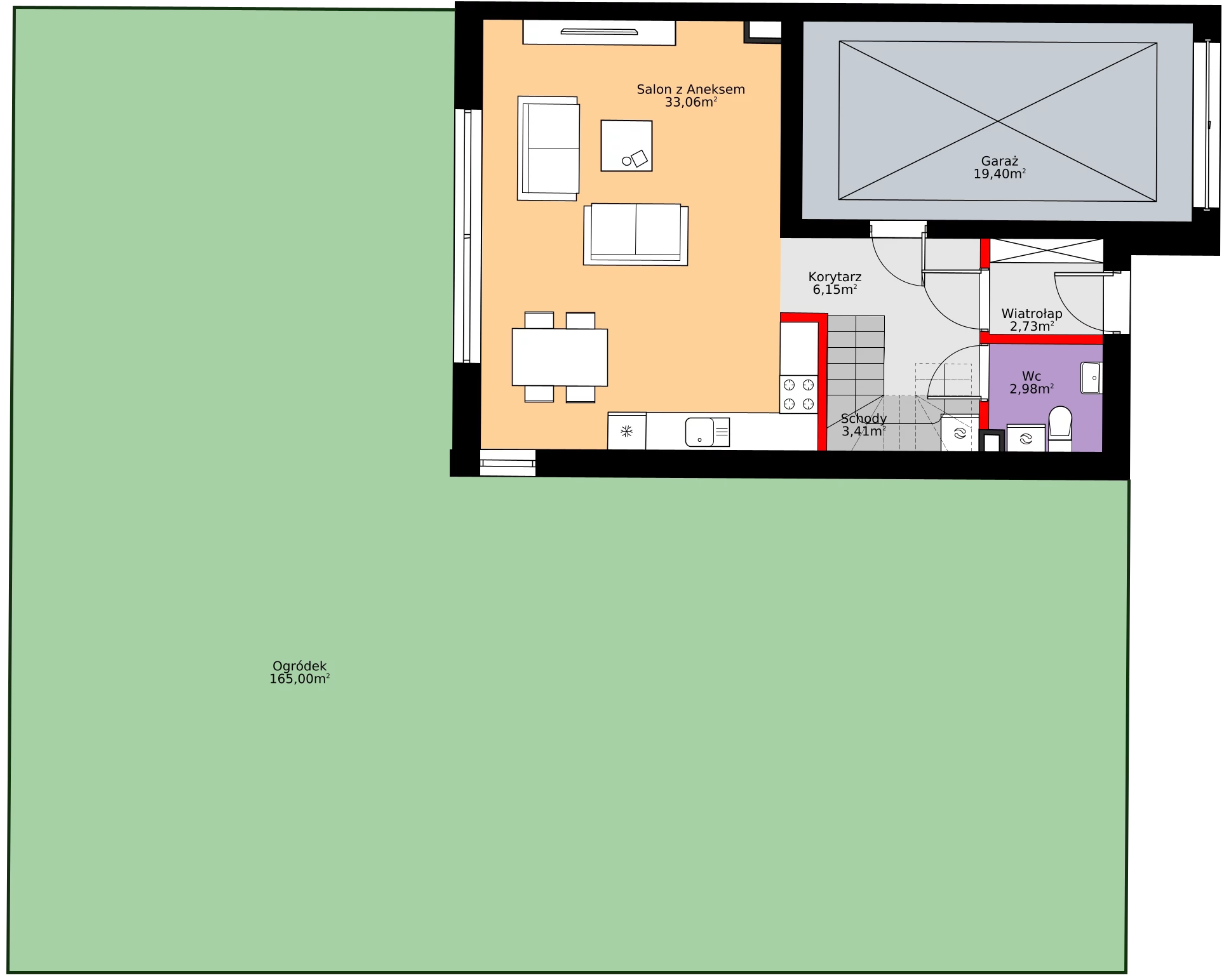 Zalety domu 134.07 m², 37B
