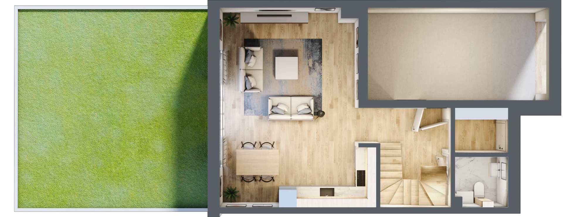 Dom 134,15 m², oferta nr 39B, Domy Golfowe, Krzyżanowice, Kryniczno