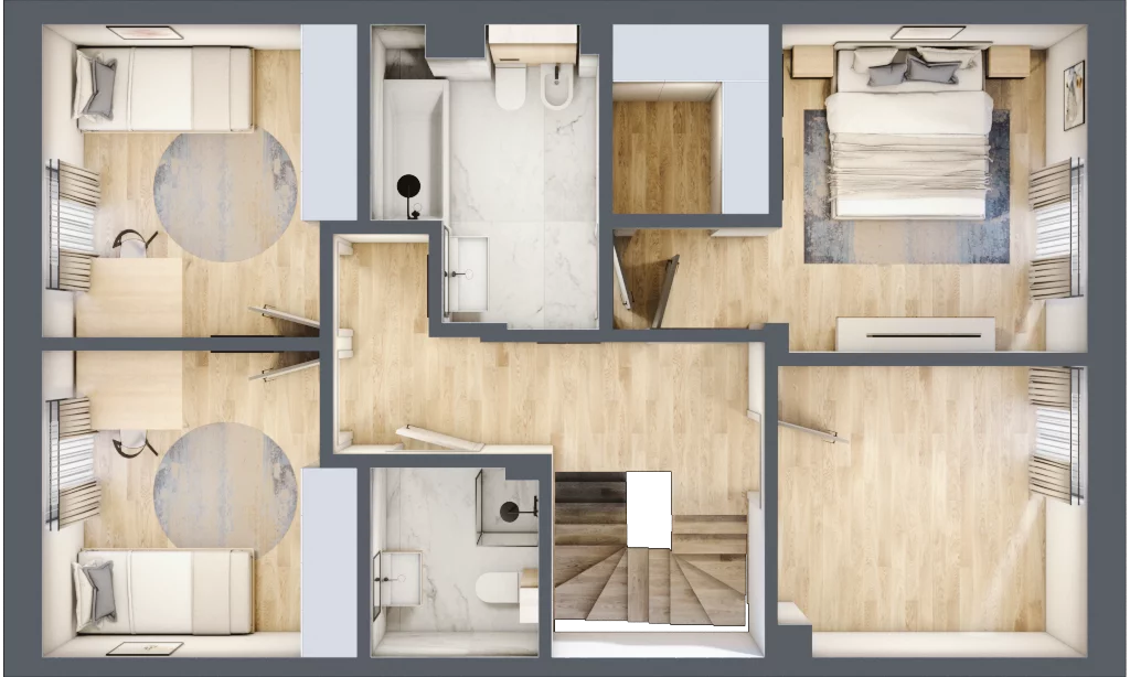 Dom 134,15 m², oferta nr 39B, Domy Golfowe, Krzyżanowice, Kryniczno