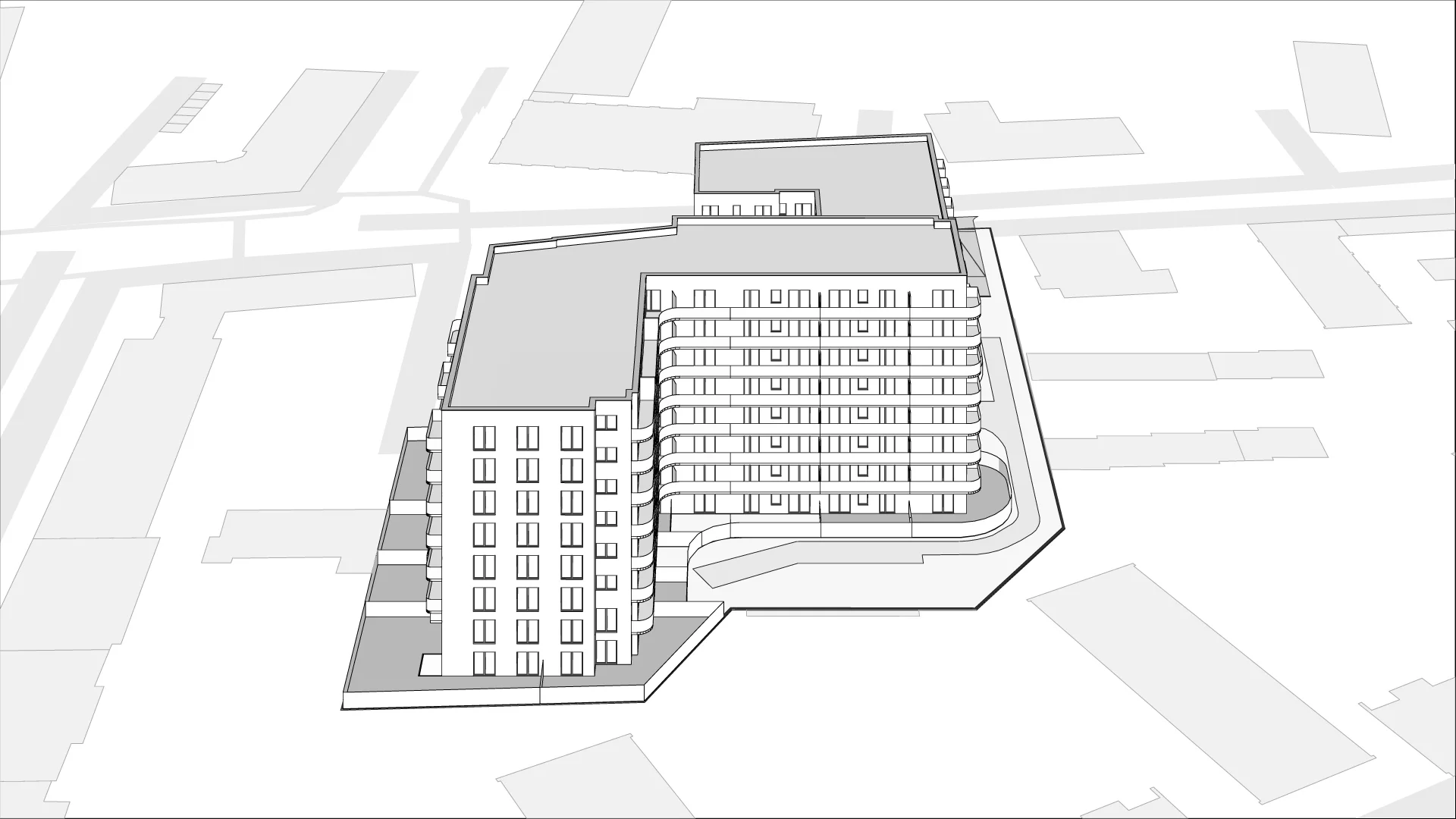 Wirtualna makieta 3D inwestycji Marcelińska 18