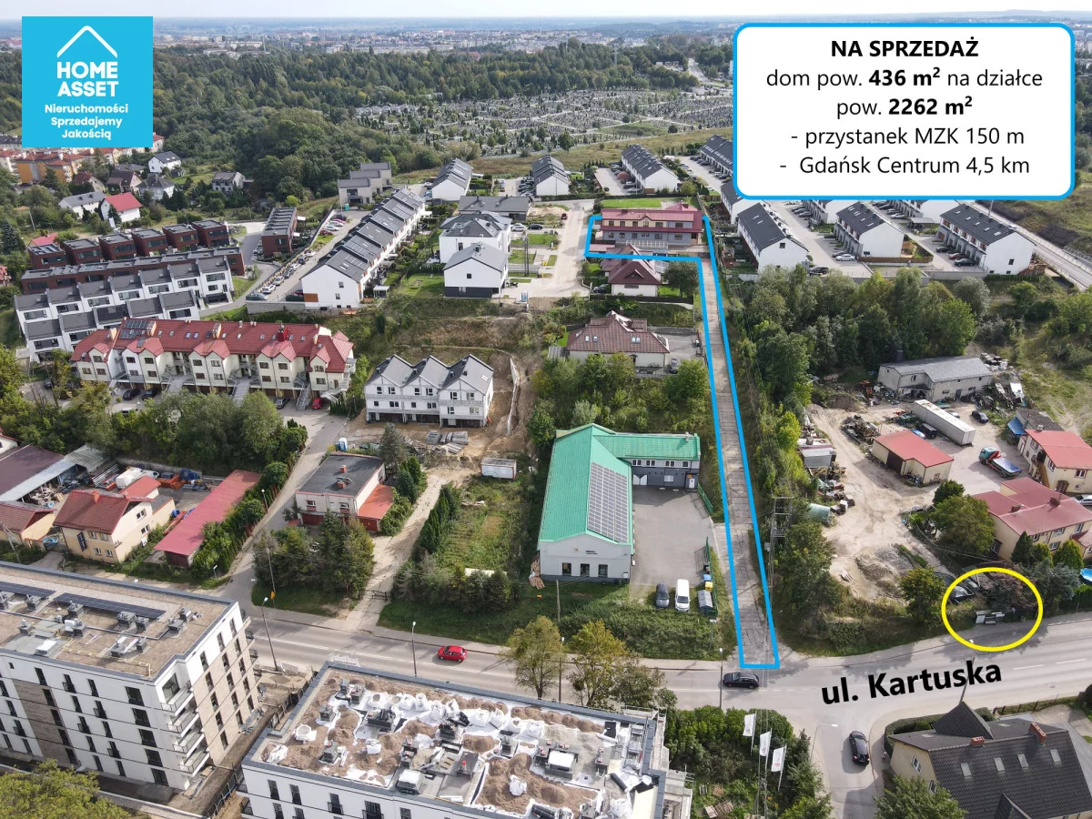 Dom 362,00 m², oferta nr , HS386889, Gdańsk, Chełm, Kartuska