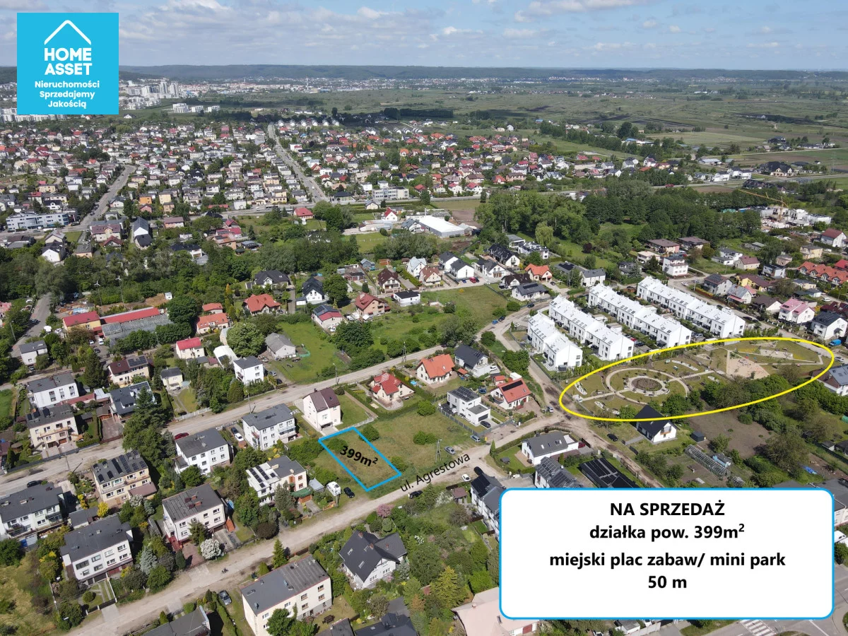 Działka 399,00 m², oferta nr , HS931833, Rumia, Agrestowa