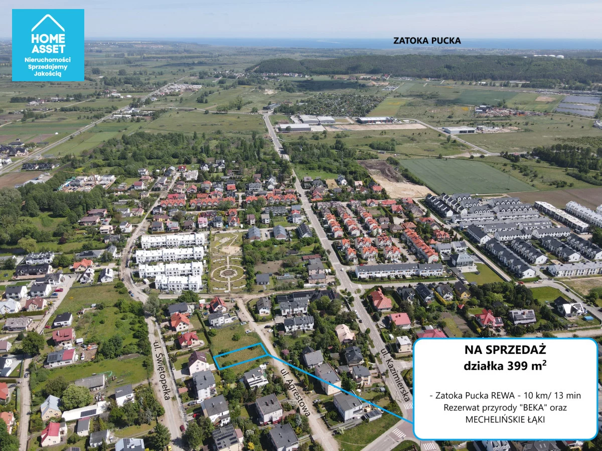 Działka 399,00 m², oferta nr , HS931833, Rumia, Agrestowa