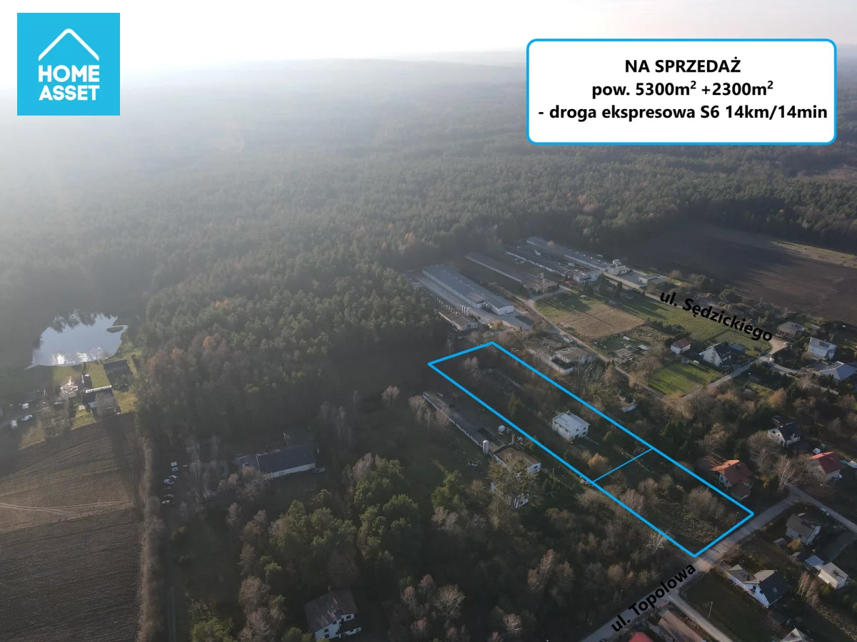 Działka 7 600,00 m², Nowy Dwór Wejherowski, Antoniego Abrahama, Sprzedaż