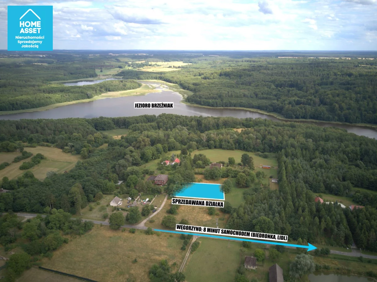 Działka 1 696,00 m², oferta nr , HS497646, Brzeźniak