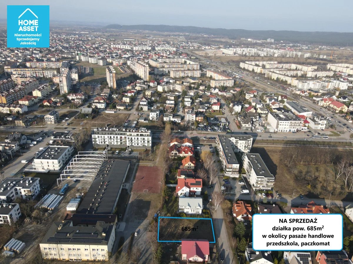 Działka 685,00 m², oferta nr , HS541712, Rumia, Janowo, Bydgoska