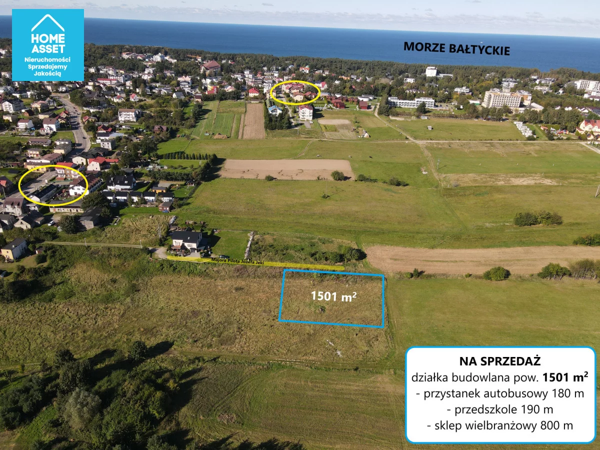 Działka 1 501,00 m², oferta nr , HS364833, Tupadły, Majora Pilota Józefa Jeki