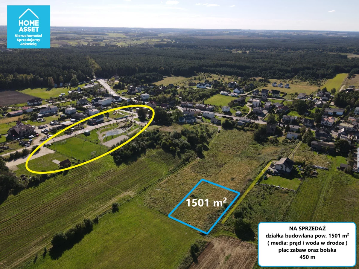 Działka 1 501,00 m², oferta nr , HS364833, Tupadły, Majora Pilota Józefa Jeki