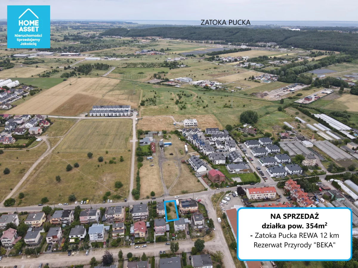 Działka 354,00 m², oferta nr , HS530222, Rumia, Rajska