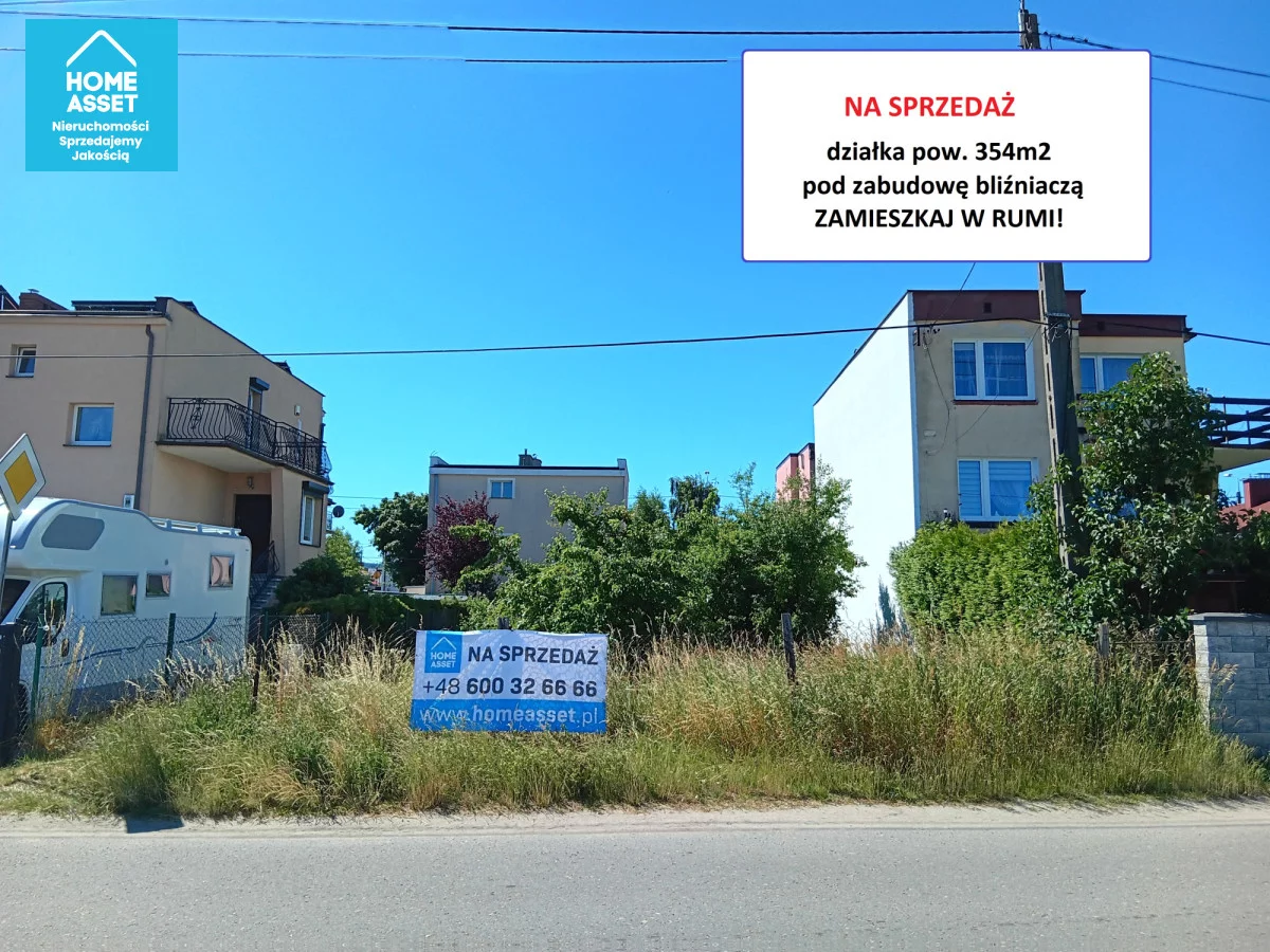 Działka 354,00 m², oferta nr , HS530222, Rumia, Rajska