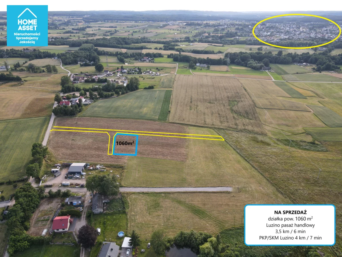 Działka 1 060,00 m², oferta nr , HS658217, Robakowo, Rycerska