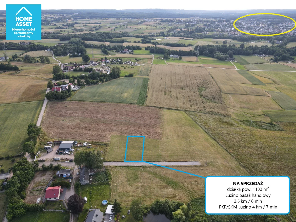 Działka 1 100,00 m², oferta nr , HS679673, Robakowo, Rycerska