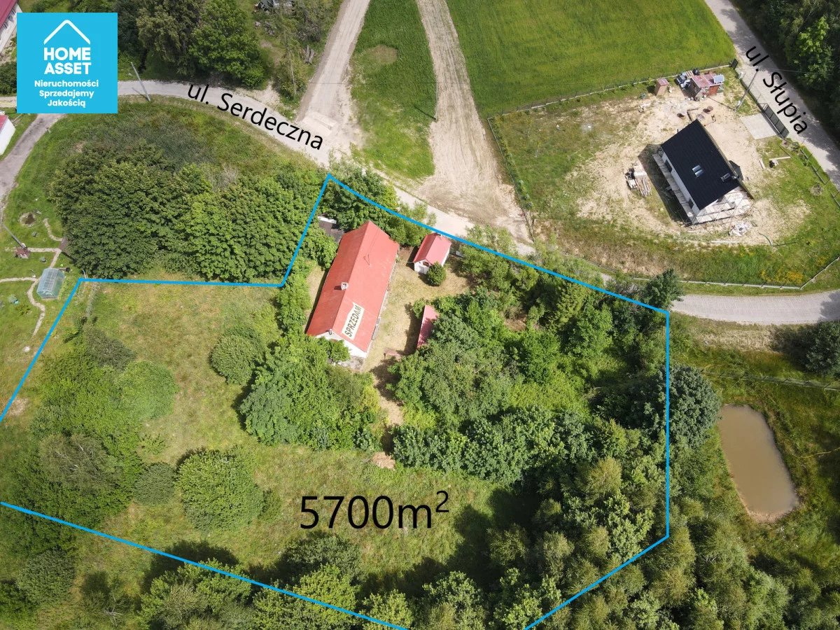 Działka 5 700,00 m², oferta nr , HS209662, Pomieczyno, Serdeczna