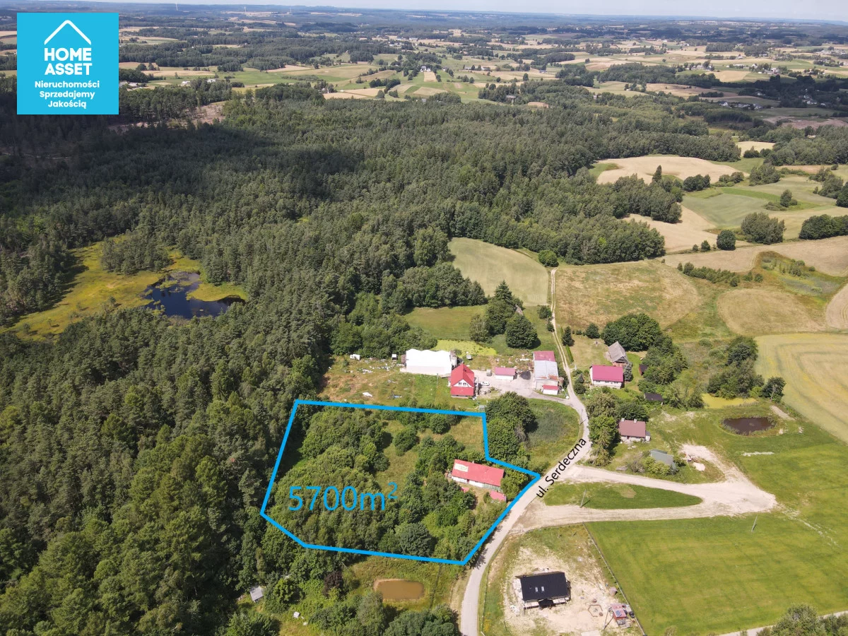 Działka 5 700,00 m², oferta nr , HS209662, Pomieczyno, Serdeczna