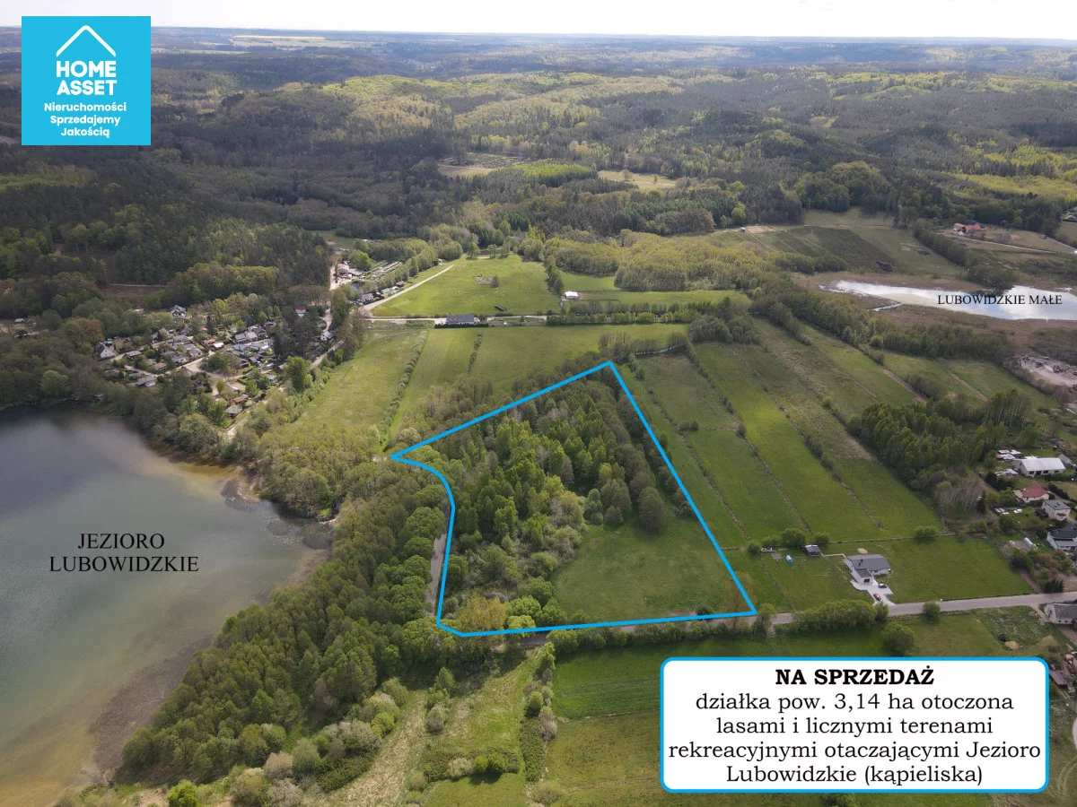 Działka 31 400,00 m², oferta nr , HS999436, Lubowidz, Spacerowa