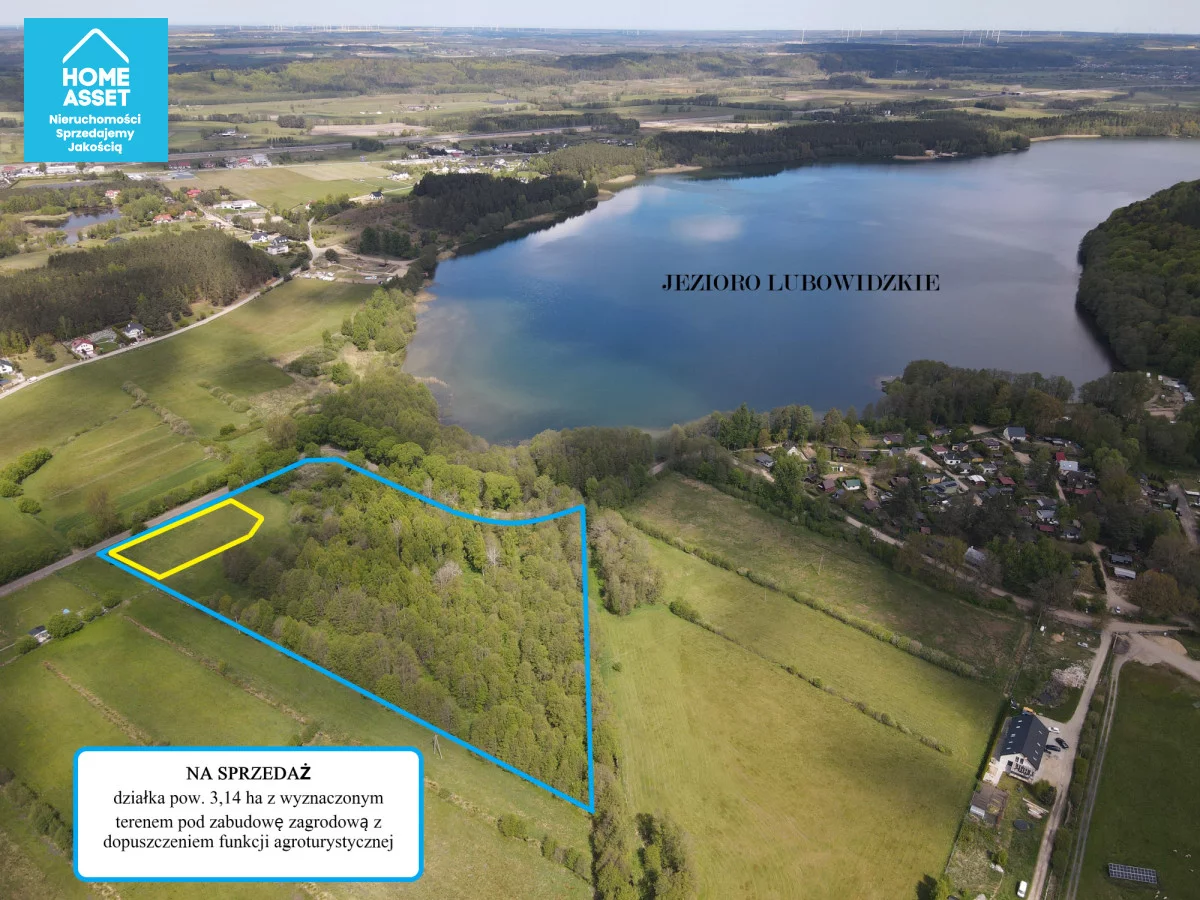 Działka 31 400,00 m², oferta nr , HS999436, Lubowidz, Spacerowa