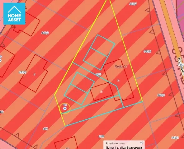 Działka na sprzedaż, 1 228,00 m², oferta nr HS201709