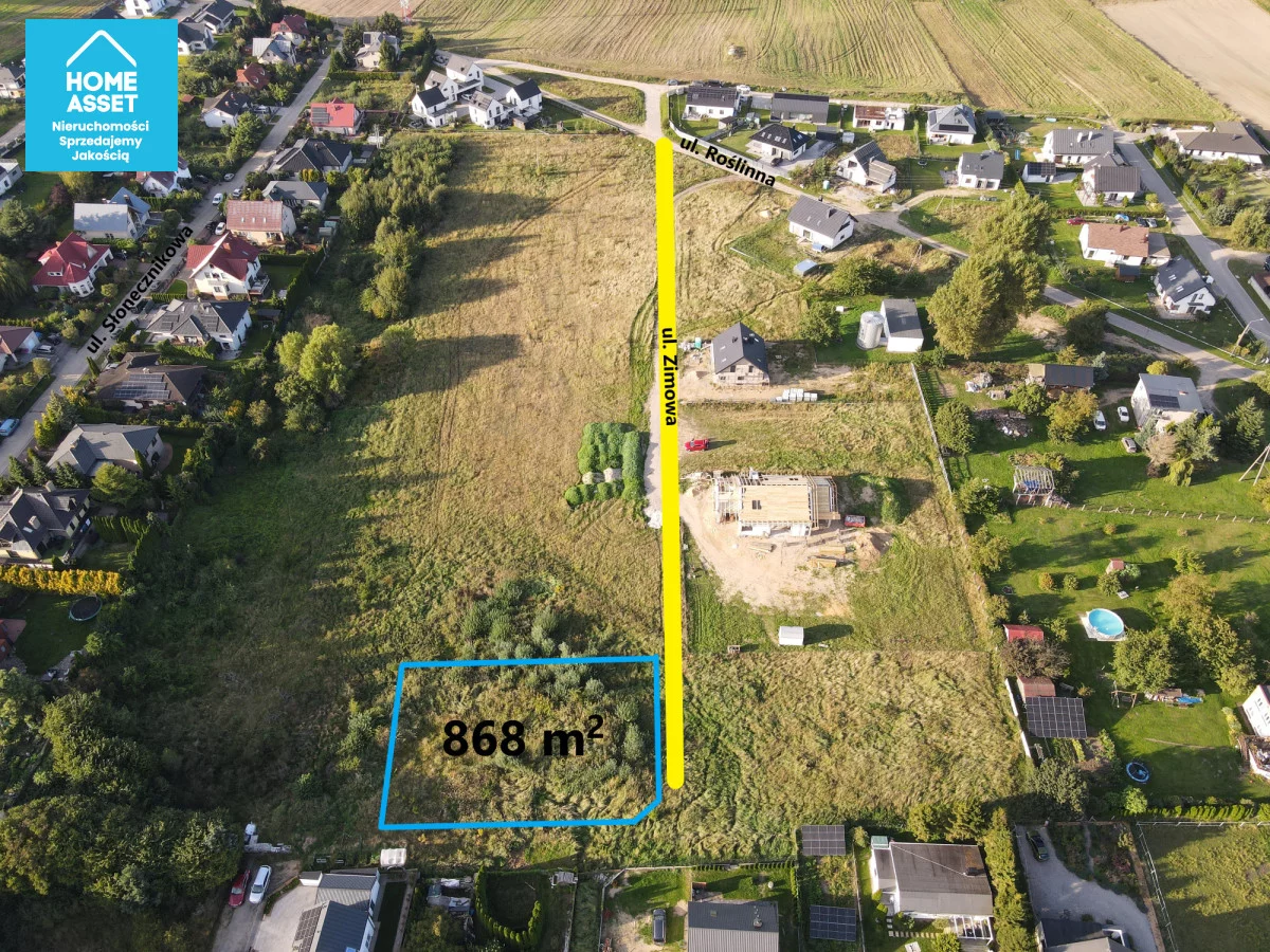 Działka 868,00 m², oferta nr , HS459367, Dębogórze, Zimowa