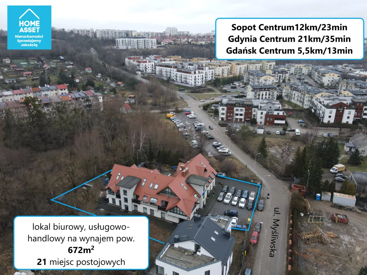 Lokal użytkowy 139,00 m², oferta nr , HS466362, Gdańsk, Piecki-Migowo, Morena, Myśliwska
