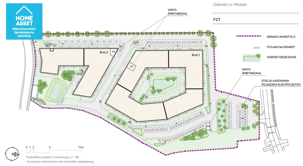 1 pokój, mieszkanie 26,03 m², piętro 3, oferta nr , HS673115, Gdańsk, Mostek