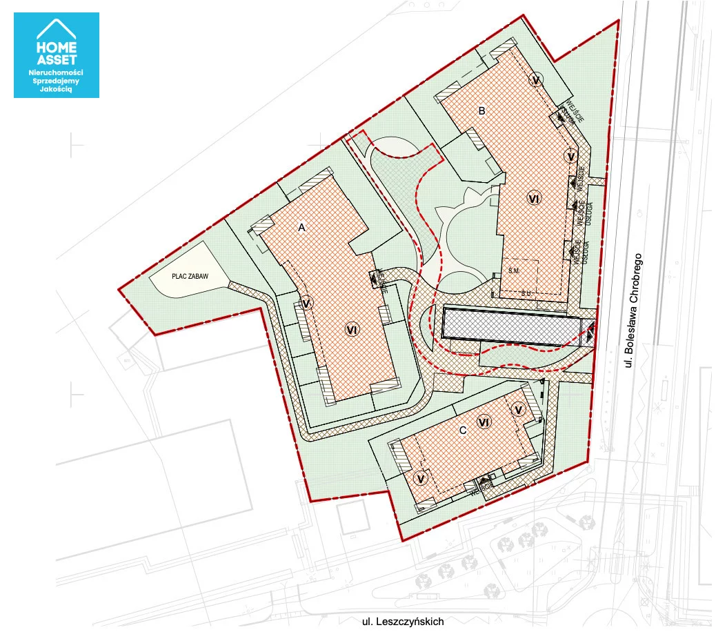 2 pokoje, mieszkanie 36,44 m², parter, oferta nr , HS836739, Gdańsk, Zaspa, Leszczyńskich