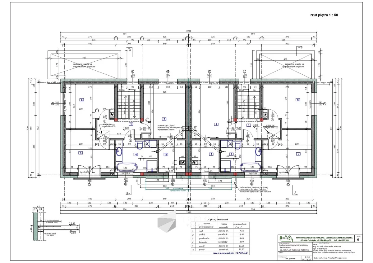 Dom 113,24 m², oferta nr , TC557043, Radzymin, Rubinowa