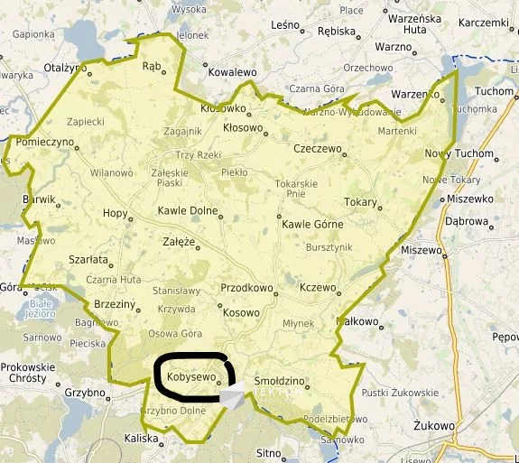 Działka 1 100,00 m², oferta nr , TC903270, Kobysewo, Leśna
