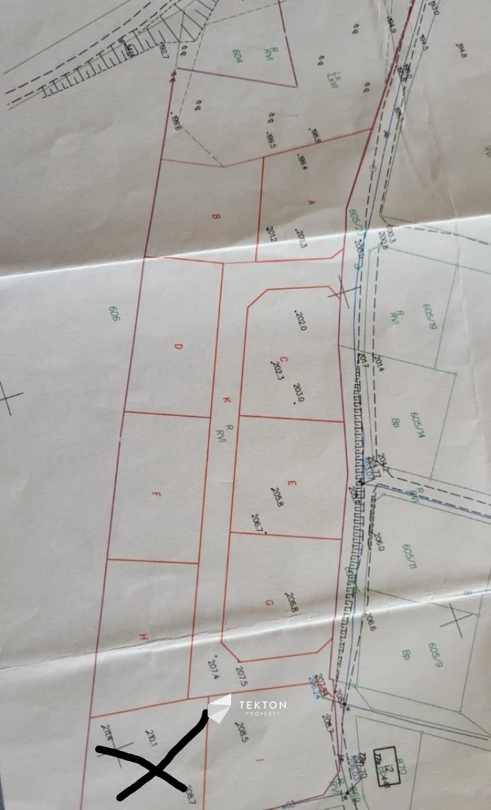 Działka 1 115,00 m², oferta nr , TC738327, Podjazy