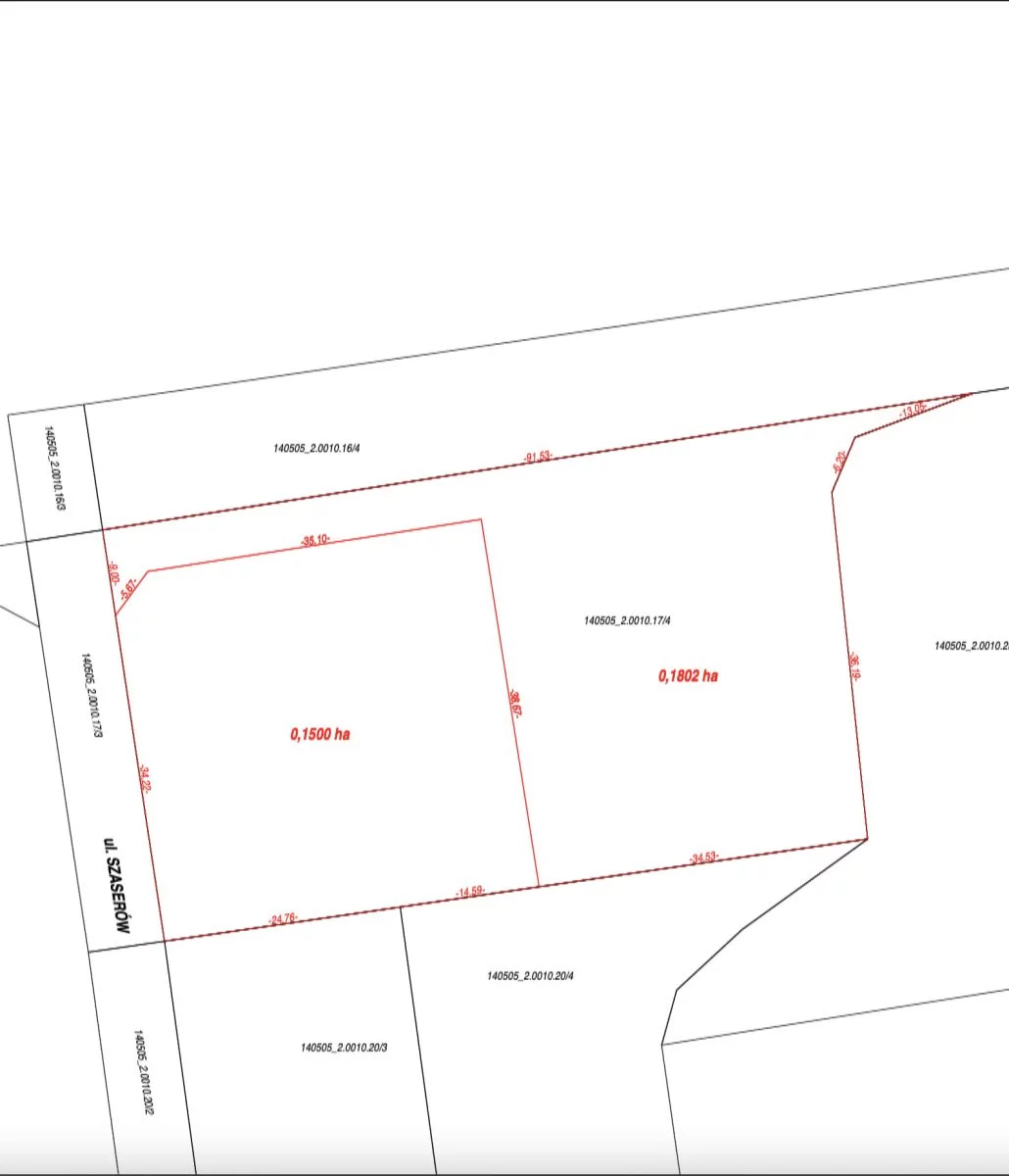 Działka 1 802,00 m², oferta nr , TC133608525, Jaktorów, Szaserów