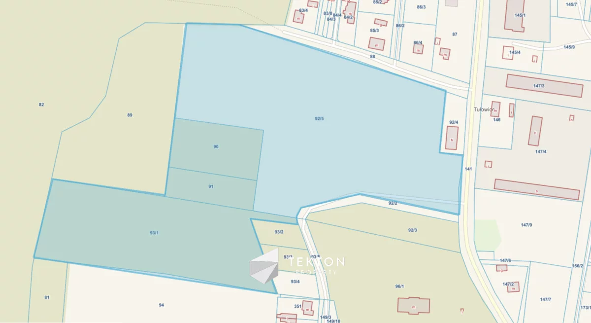 Działka 55 300,00 m², oferta nr , TC118379, Tułowice