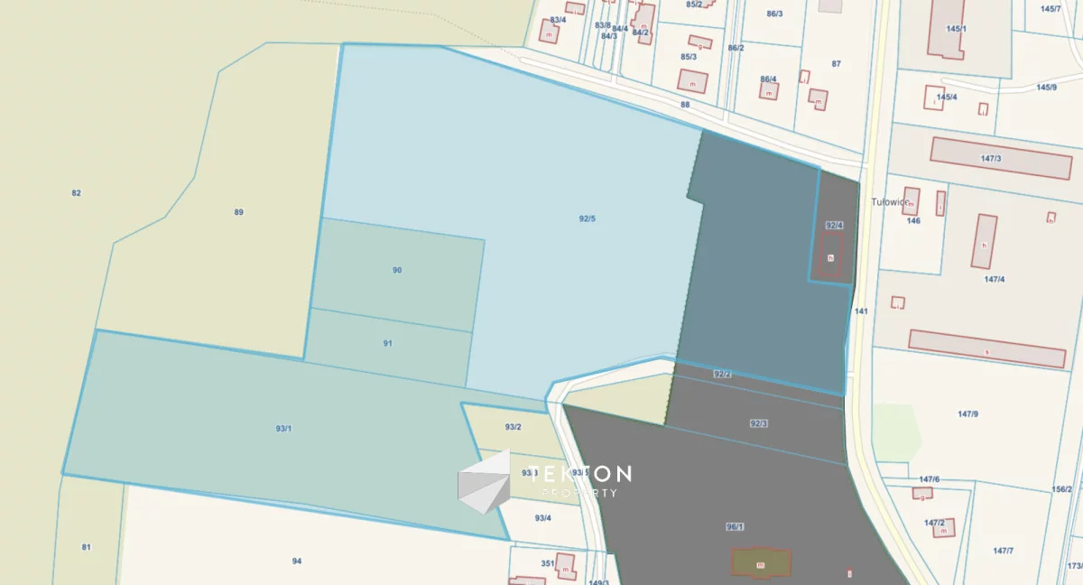 Działka 55 300,00 m², oferta nr , TC118379, Tułowice