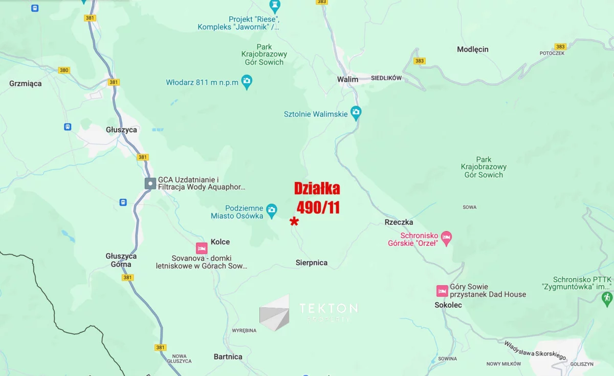Działka 7 260,00 m², oferta nr , TC638710, Sierpnica, Zielone Wzgórze