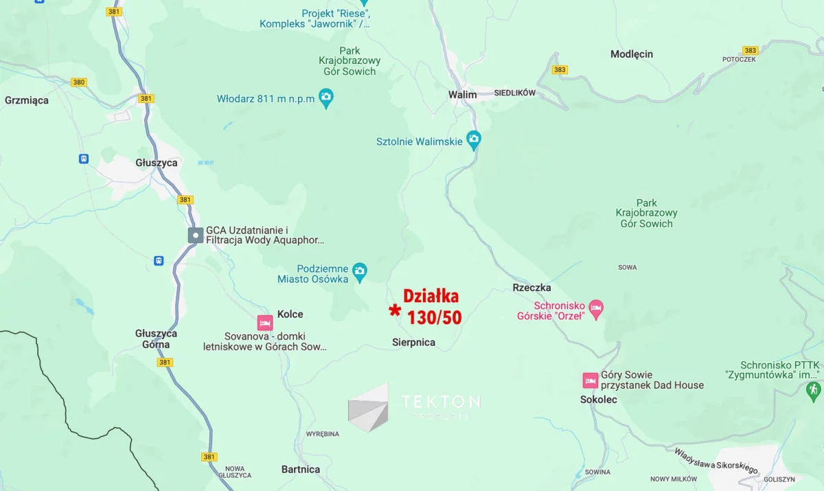Działka 1 020,00 m², oferta nr , TC576108, Sierpnica, Zielone Wzgórze