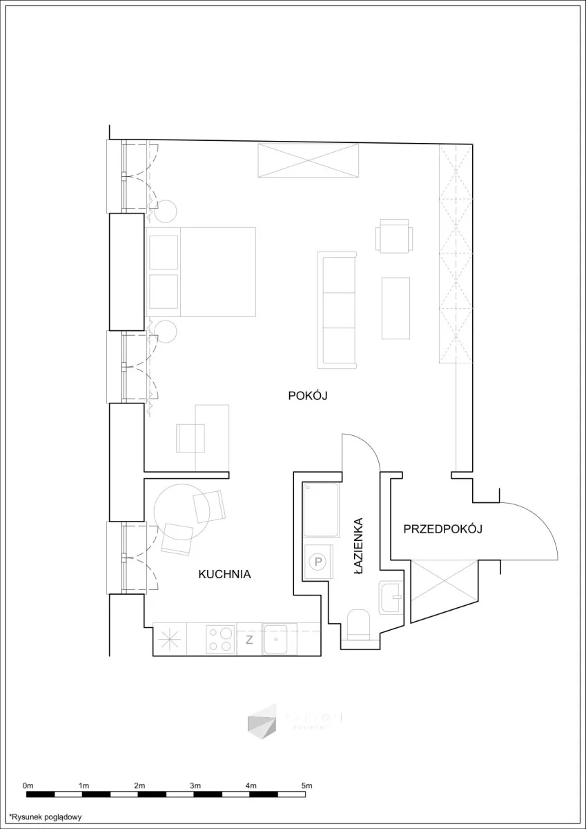 1 pokój, apartament 49,39 m², piętro 2, oferta nr , TC520878, Warszawa, Józefa Bema