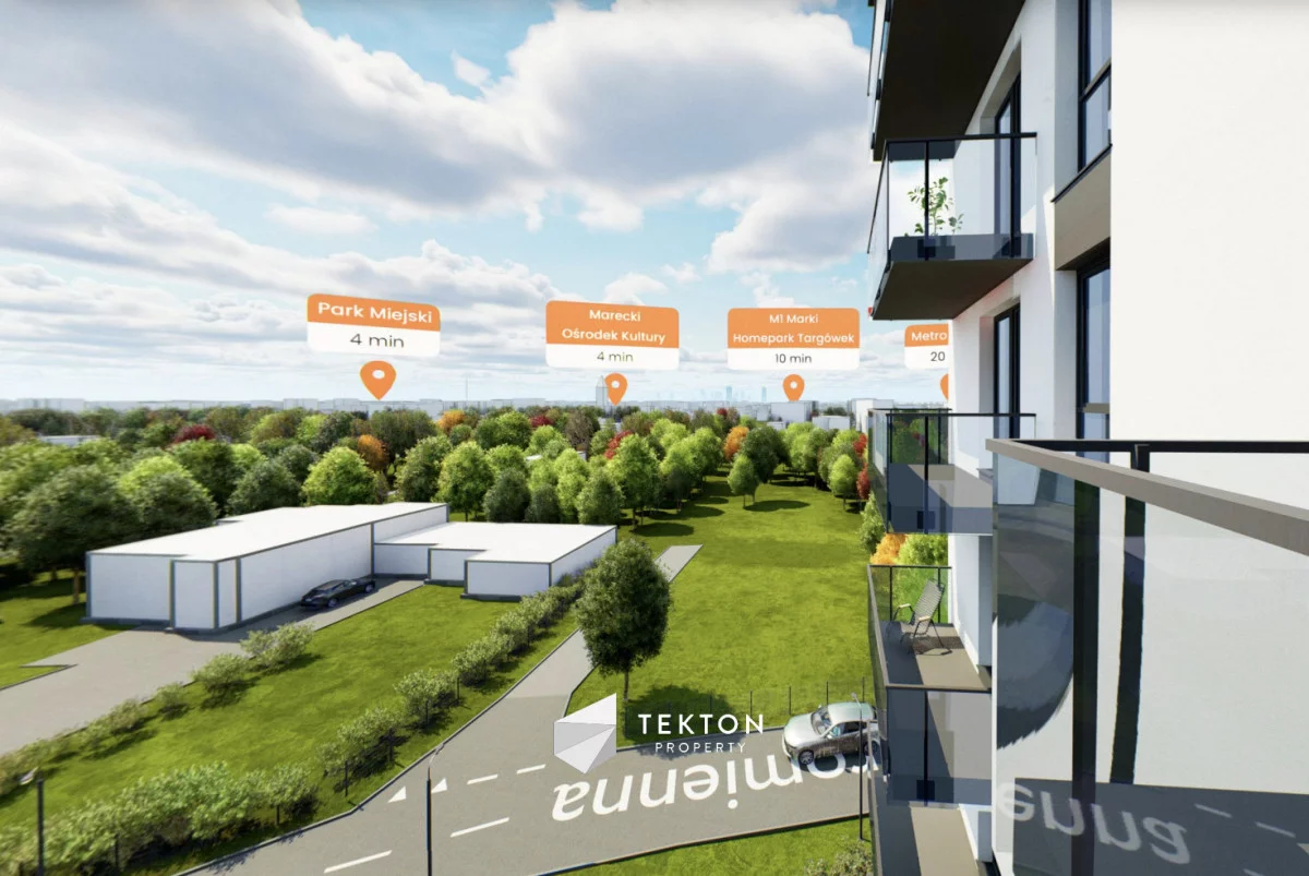 1 pokój, mieszkanie 25,47 m², piętro 5, oferta nr , TC451917, Marki, Słoneczna