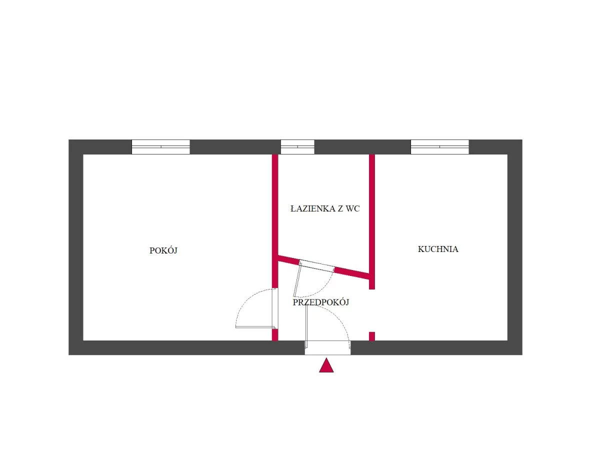 1 pokój, mieszkanie 31,81 m², piętro 2, oferta nr , TC255613, Opole, Wrocławska