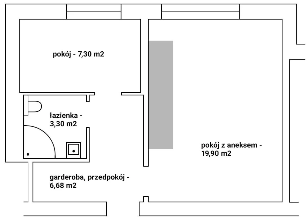 2 pokoje, apartament 37,18 m², piętro 3, oferta nr , TC494655, Warszawa, Gotarda
