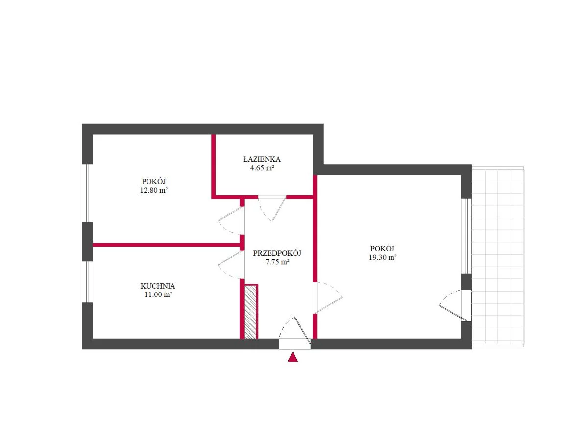 2 pokoje, mieszkanie 55,50 m², piętro 2, oferta nr , TC561306, Opole, Kolonia Gosławicka, Kielecka