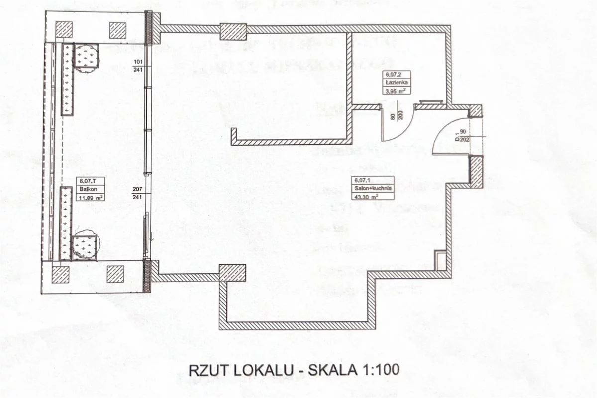 2 pokoje, mieszkanie 47,25 m², piętro 6, oferta nr , TC303033, Szczecin, Śródmieście, Centrum, Mieczysława Niedziałkowskiego
