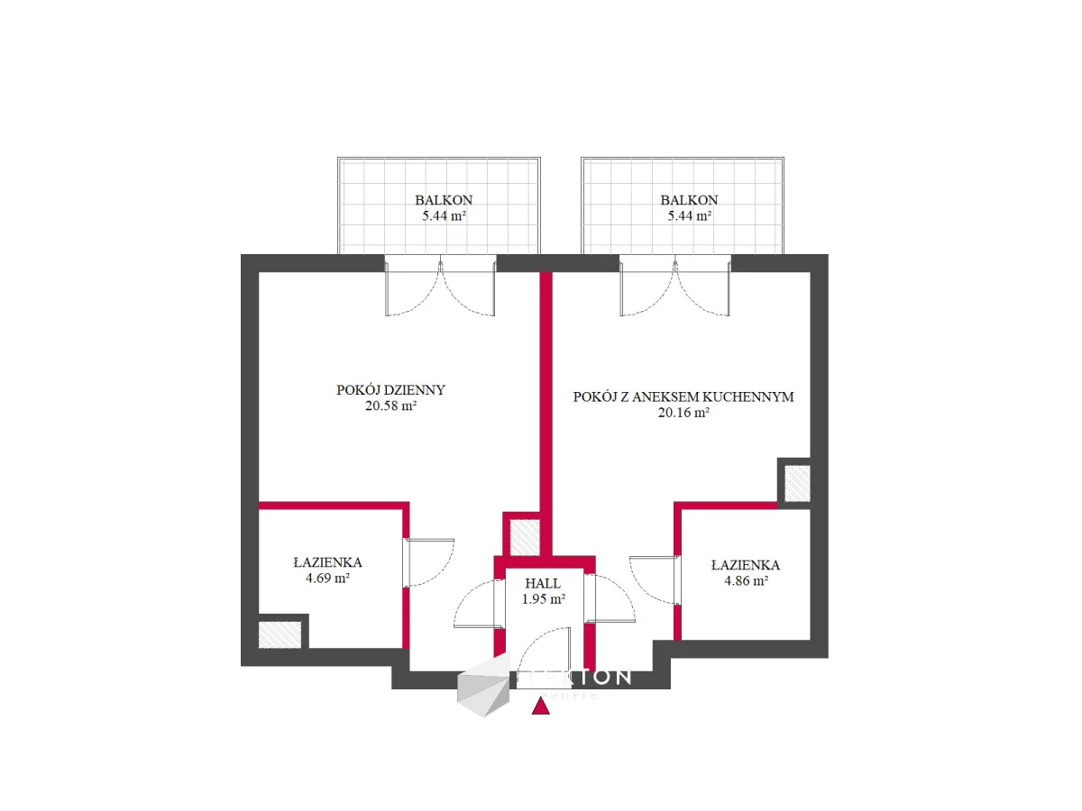 2 pokoje, mieszkanie 52,20 m², piętro 3, oferta nr , TC669423, Poznań, Nowe Miasto, Nowe Miasto, Milczańska